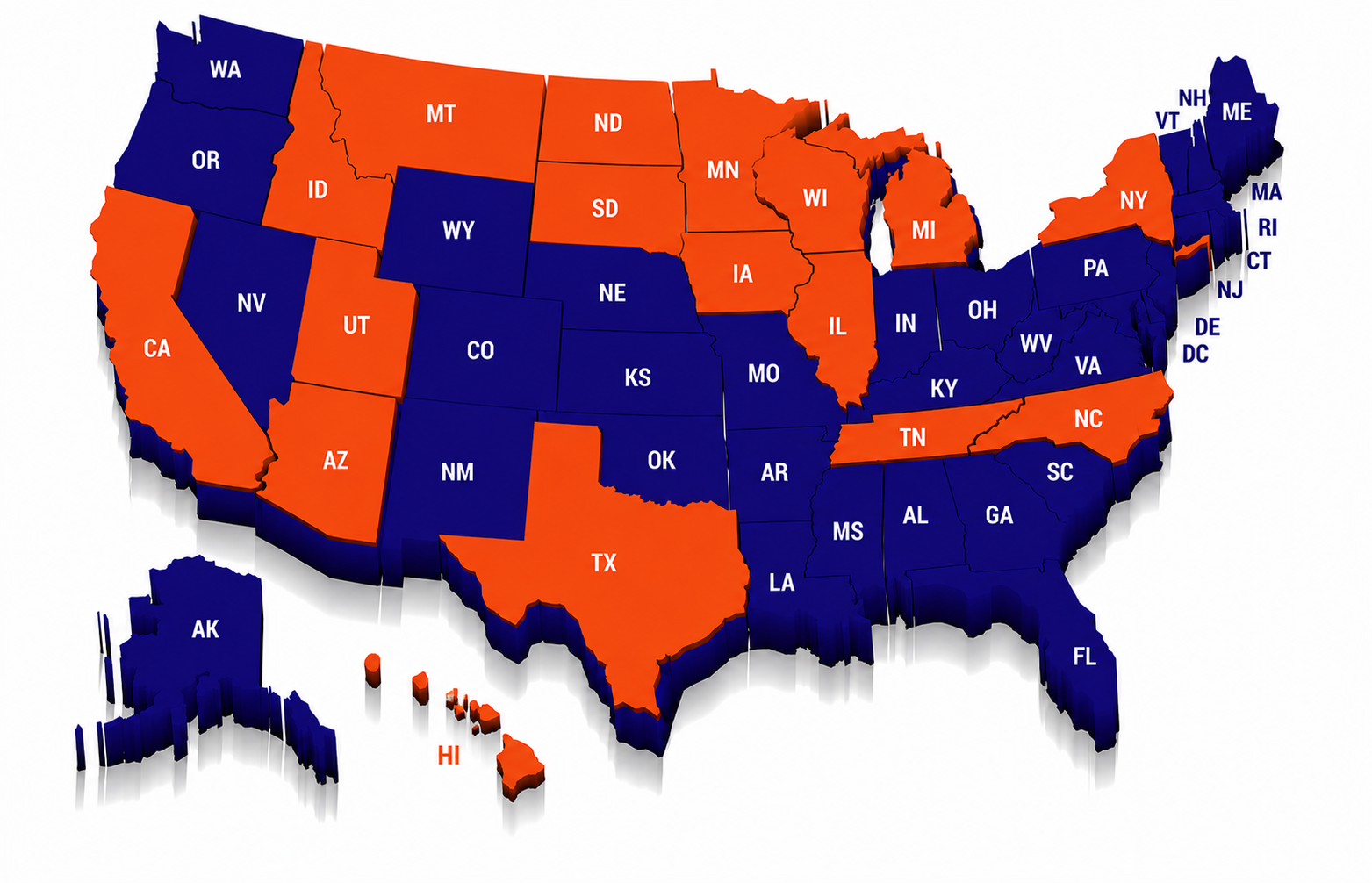 Caregiver Nation Network Map 2024