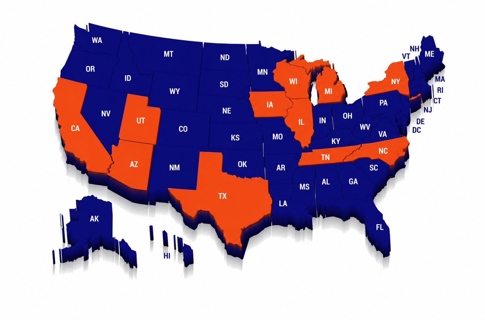 Caregiver Nation Network Map 2024