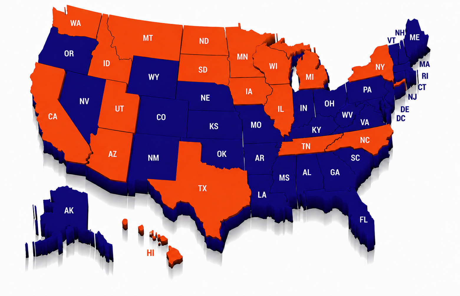 Caregiver Nation Network Map 2024